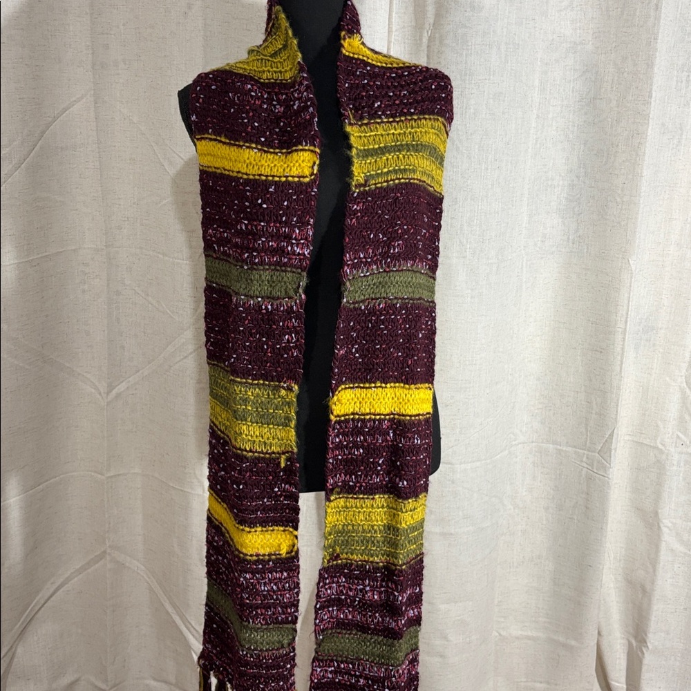 Multicolor Knit Scarf - Picture 3 of 5